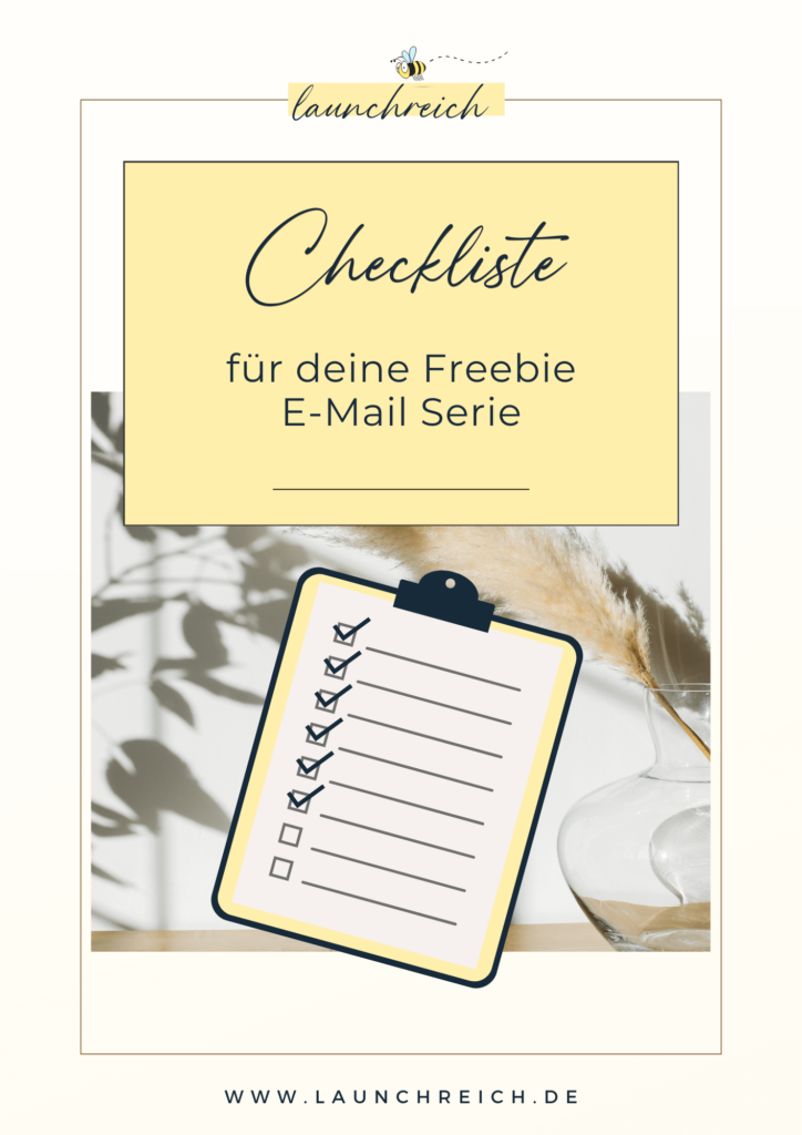 Checkliste für E-Mail-Serie